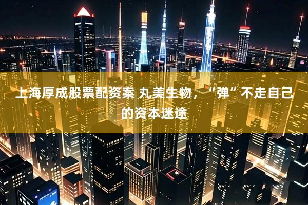 上海厚成股票配资案 丸美生物，“弹”不走自己的资本迷途